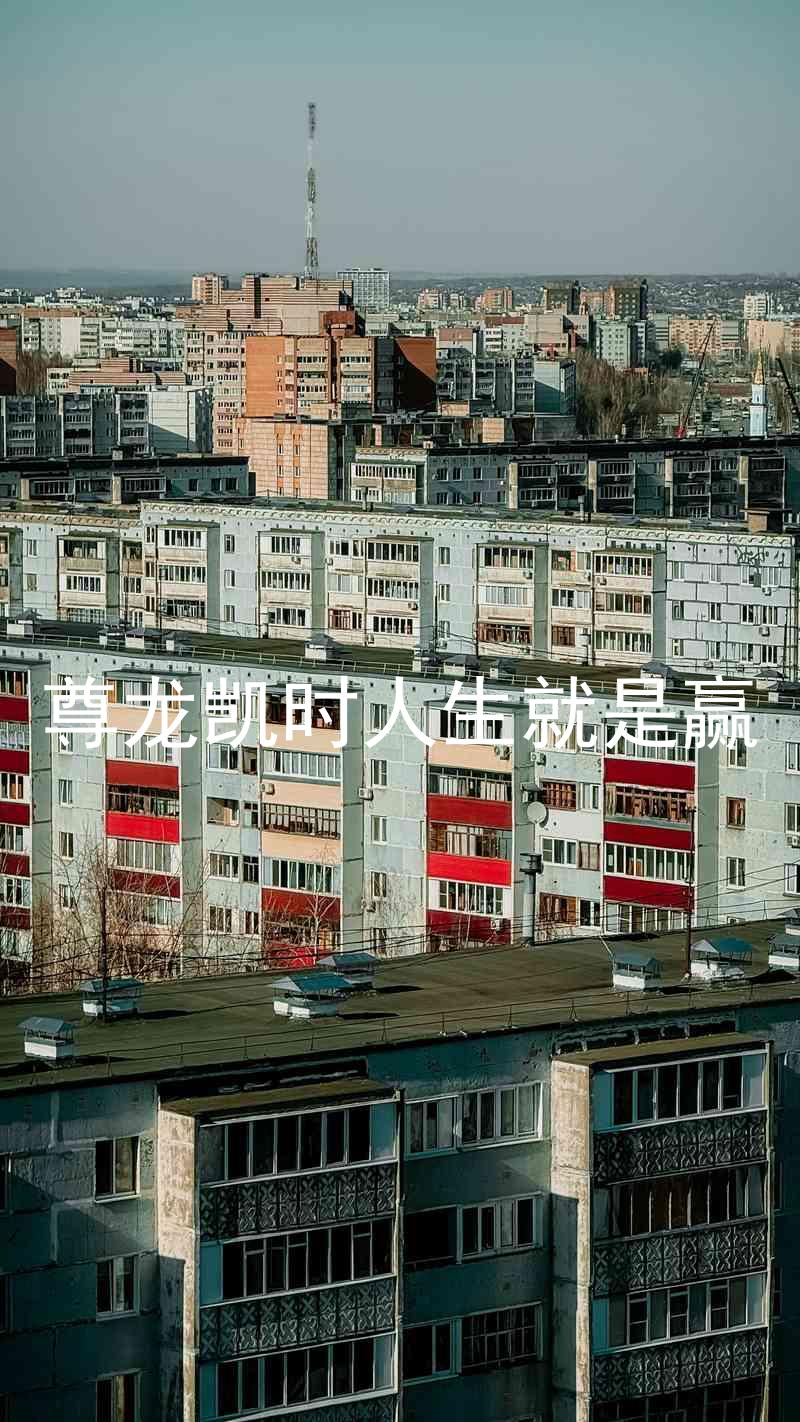 尊龙凯时人生就是赢